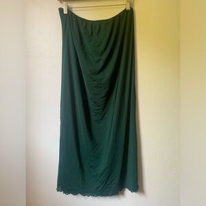 Ae high waisted midi mesh skirt